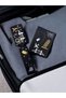2 Piece Vegan Leather Passport Cover Travel Set Passport Container and Suitcase Tag Suitcase Tag Set of 2 - 2
