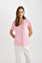 Women's T-Shirt W9578Az/Pn253 Pınk - 2