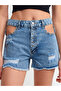 4462 Transparent Pocket Eyelet Shorts-dark blue - 2