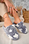 Women's House Slippers, Plush Slippers, Dowry and Bundle Slippers, No Sound, Thick Sole - 2