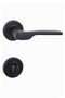 Black Door Handle Eda Round Badge 5 Rooms 2 Wc Apartment Set (3 1 Ev) Black Room - 4
