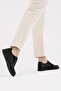 Genuine Leather Women's Casual Shoes Comfortable Sole Elastic Sneaker