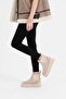 Women's Chelsea Boots Elastic Comfortable with Fur Inside - 7