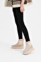 Women's Chelsea Boots Elastic Comfortable with Fur Inside - 3