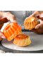 Bybirgül Orange 12-Piece Silicone Mini Cake Mold, Muffin Mold, Airfryer Mold 12 Pieces - 3