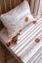 Baby Crib, Park Bed (60X120 cm) Duvet Cover & Bed Sheet Sets, Cotton Satin - Space - 3