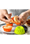 Bybirgül Orange 12-Piece Silicone Mini Cake Mold, Muffin Mold, Airfryer Mold 12 Pieces - 7