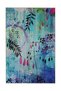 Multicolored Shapes Branch and Flower Patterned Woven Base Decorative Carpet 5755 - 2
