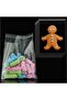 100 Pieces 8X20 Self Adhesive Resealable Candy Cookie Transparent Plastic Bag Bag