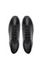 Men's Genuine Leather Black Sneakers & Sports Shoes - 5