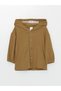Lcw Baby Light Brown Hooded Baby Boy Cardigan (S4)