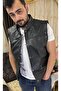 Genuine Leather Biker Chopper Vest - 6