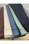 High Waist Fleece Ribbed Thermal Tights Black Color - 3