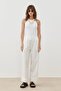 White Poplin Palazzo Trousers - 2