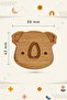 Koala Pattern (2 Pcs) Baby Kids Room Wooden Furniture Cabinet Drawer Handle - 4