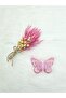 Stoned Butterfly Patterned Buckle Baby Buckle - 1 Piece - 2