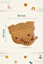 Elephant Pattern (2 Pcs) Baby Kids Room Wooden Furniture Cabinet Drawer Handle - 5