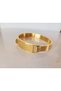 Steel bracelet with Flower of Life symbol and abundance number sequence.