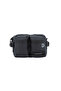 SHIELD RPET Polyester Waist Bag Black, Hip Bag With Adjustable Strap and RFID Pocket