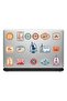 World Cities Themed Laptop Notebook Helmet Luggage Can Bag Sticker Label Set