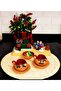 Handmade Coffee Cup Set with Emoji Expressions from Clay Red Heart Model - 3