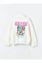 Lcw Kids Fly Pink Stand Collar Minnie Mouse Printed Girls' Zip-Up Sweatshirt - 2