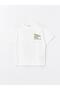 Lcw Kids Ecru Oversize Crew Neck Boys' T-Shirt (S4)