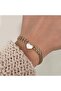 Steel Pearl Heart Bracelet