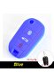 Opel Vivaro Grandland X Crossland X Key Case Cover Flip Model Blue