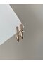 Steel Rose Gold Elegant Solitaire Pirly Earrings - Does Not Tarnish -