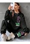 Black Jogger Suit - Women's Crew Neck