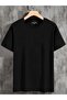 Unisex Oversize Black T-Shirt Whiskey Back Print - 2