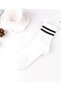 4 Pairs Economic Package Men Women Unisex Socks Socket Long Tennis Socks Striped College Socks - 3