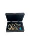 Wooden Patterned Black Jewelry Box / Wooden Organizer / 16X24 cm - 4