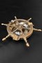 T.M. 1St Class Antique Copper Metal Cast Zamak Rudder Ashtray 320 Gr Hotel, Cafe, Restaurant - 2