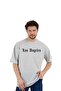 Los Angeles Front Back Graphic Printed Black Oversize Tshirt Daxis Sportwear Company - 2