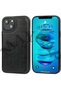 iPhone 14 Pro Max Compatible Black Card Holder Case Wallet Smart Luxury Case Women's Men's Wallet Case - 6