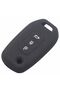 Renault Megane 4 Clıo 5 Koleos Silicone Key Case (Black) - 3