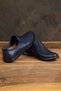Men's Genuine Leather Shoes, Casual Shoes, Summer Shoes, Loafer Shoes, Skin Navy Blue - 3