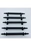 Needle Handle Black Black 192 (5 Pieces) - Furniture Handles - 192 mm