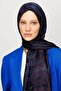 Houndstooth Pattern Shiny Jacquard Shawl - 6