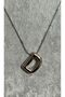 Women's Steel Balloon D Letter Silver Color Necklace
