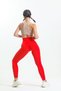 High Waist Gathered Hip Shaping Toning Sports Leggings - 5