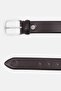 Men Leather Belt, Brown - 2