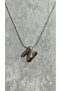 Women's Steel Balloon N Letter Silver Color Necklace