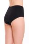 Women's Black 3-Pack High Waist Comfortable Cotton Panties 505 - 4