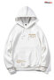 Happiest Printed Unisex Oversize Hooded Sweatshirt