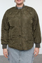 Green Loose Fit Patterned Quilted Bomber Coat Tbbaw25Aw00003 - 3