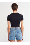 4462 Transparent Pocket Eyelet Shorts-dark blue - 3