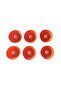 Bybirgül Orange 12-Piece Silicone Mini Cake Mold, Muffin Mold, Airfryer Mold 12 Pieces - 6